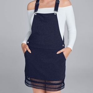 Plus Size Crochet Overall Dress